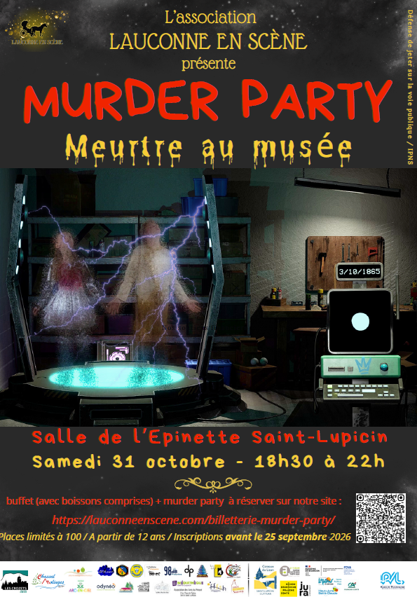 Affiche meurtre au musée