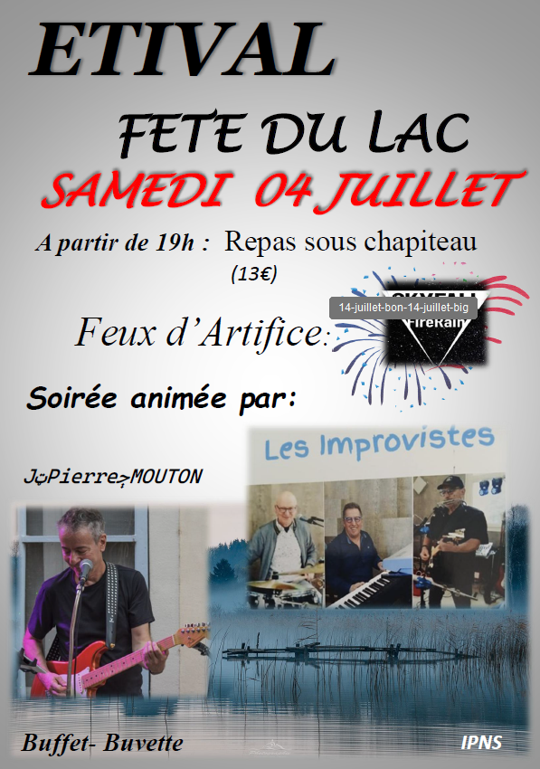Fête du lac à Etival