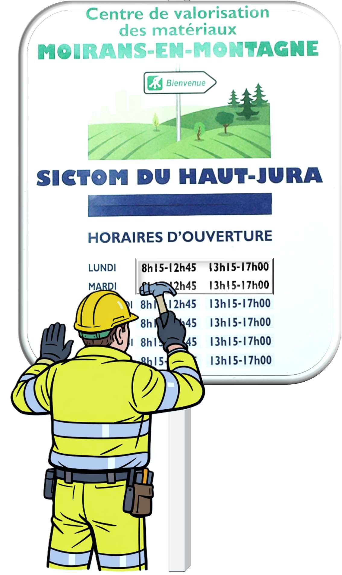 La déchetterie de Moirans-en-Montagne s'adapte à vos besoins